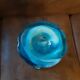 Grand vase cristal opaline turquoise