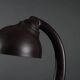 Art Deco desk lamp in brown Bakelite, model 11126, attributed to EKCO.