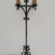 Candelabra floor lamp wrought iron candlestick