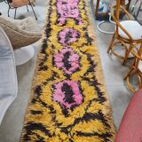 fluffy runner carpet