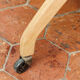 Ancienne desserte scandinave en bois blond