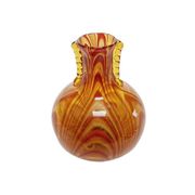 Vintage glass vase from HSG Laura, Poland, 1970s
