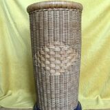 Ceramic wicker umbrella stand