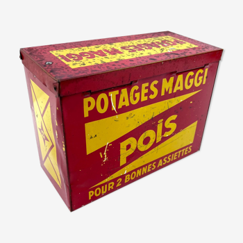 Presentoir maggi epicerie 1930 potages maggi 25/19/11 cm