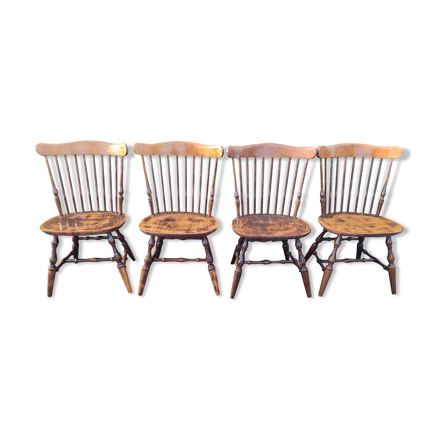 4 vintage bistro chairs