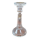 Large antique molded glass candlestick