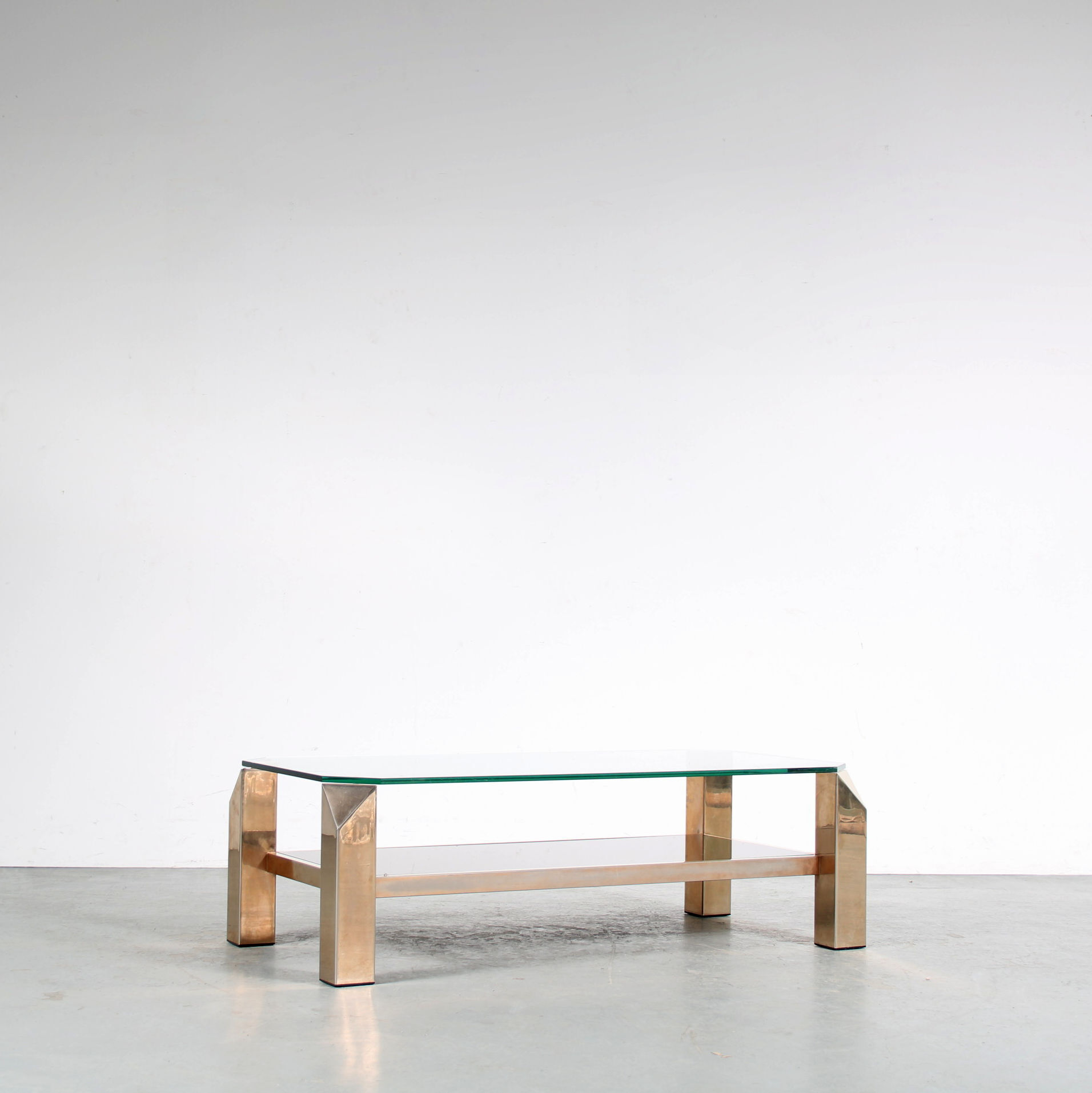 1970s Coffee table by Belgo Chrom, Belgium