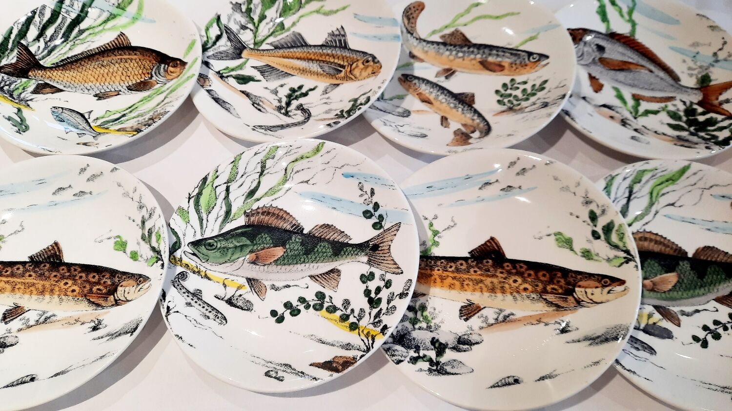 Fish plates Gien
