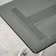 1970s Italian Space Age Chrome and Smoked Glass Rolling Side Table