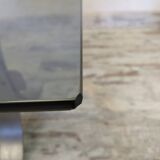 Table basse en verre années 70