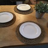 Old dining table with extensions