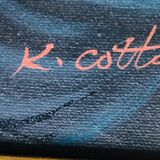 Oil on canvas: Still life with fruit