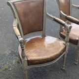 Pair of convertible armchairs