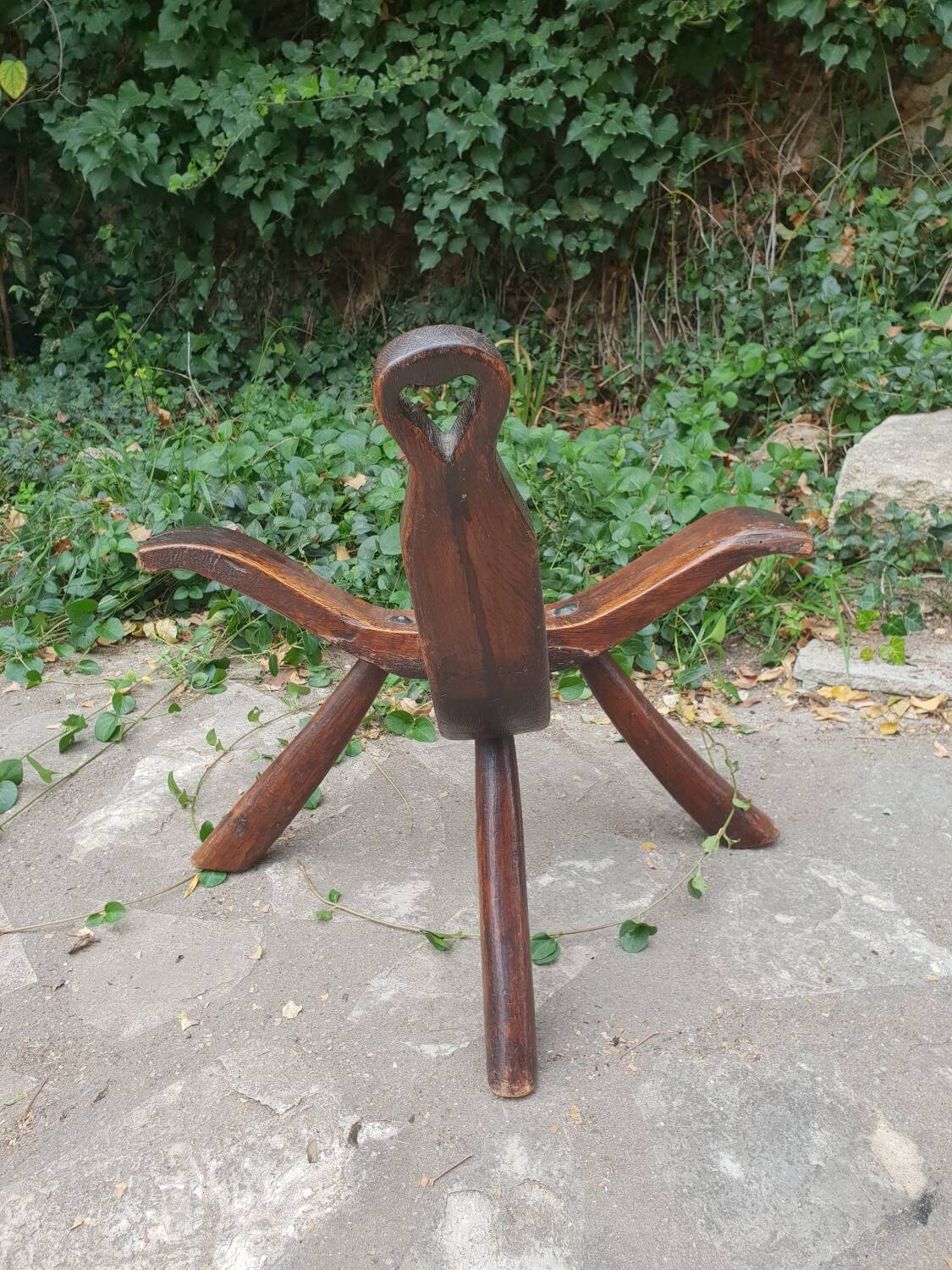 Vintage tripod coffee chair