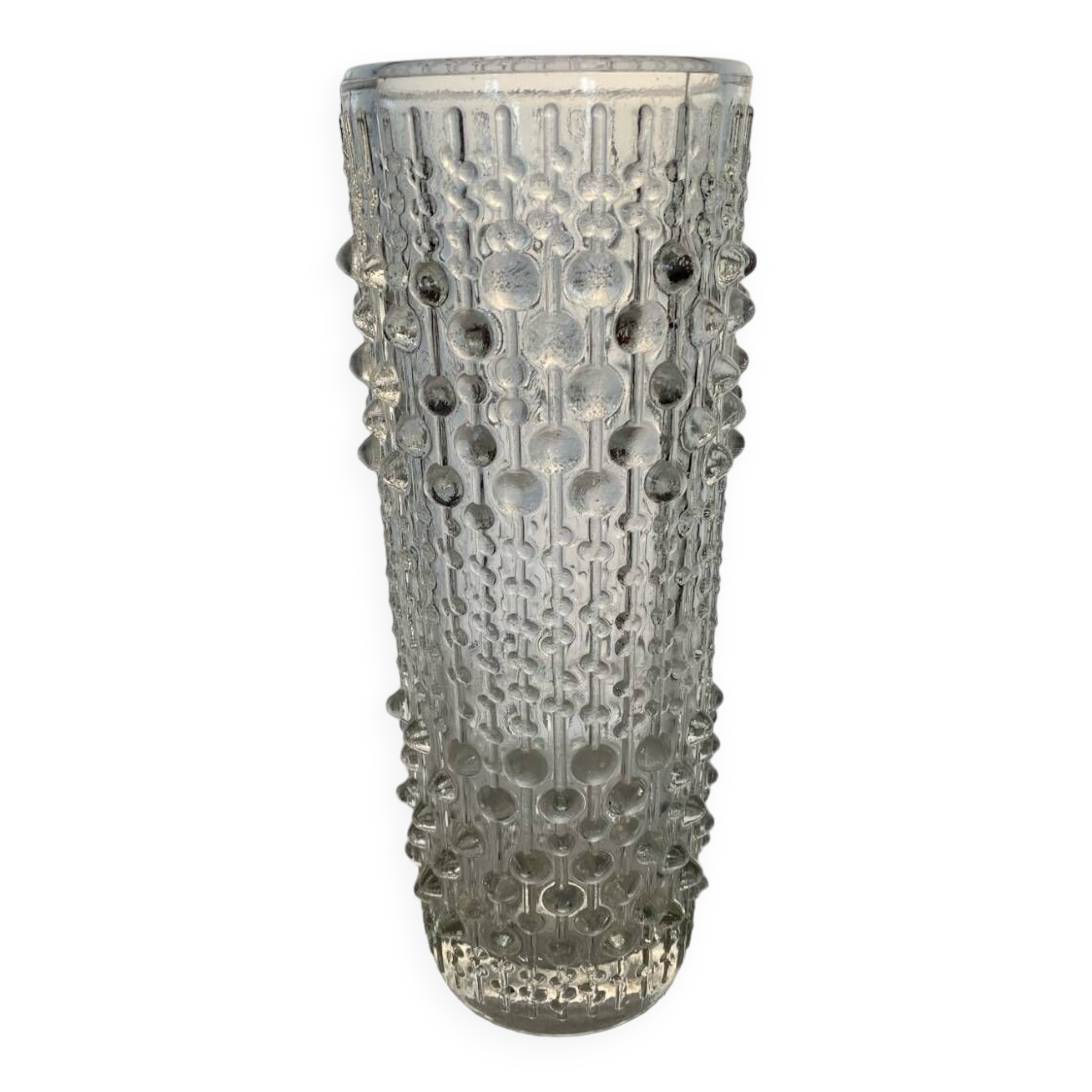 Vase en verre candle wax