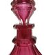 Biedermeier Rubin carafe, former Austro-Hungarian Empire, 1890s