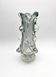 Large Murano Vase Smoked Glass Sculptural 31.5cm 3.1kg