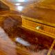 Louis XVI style dressing table in rosewood marquetry