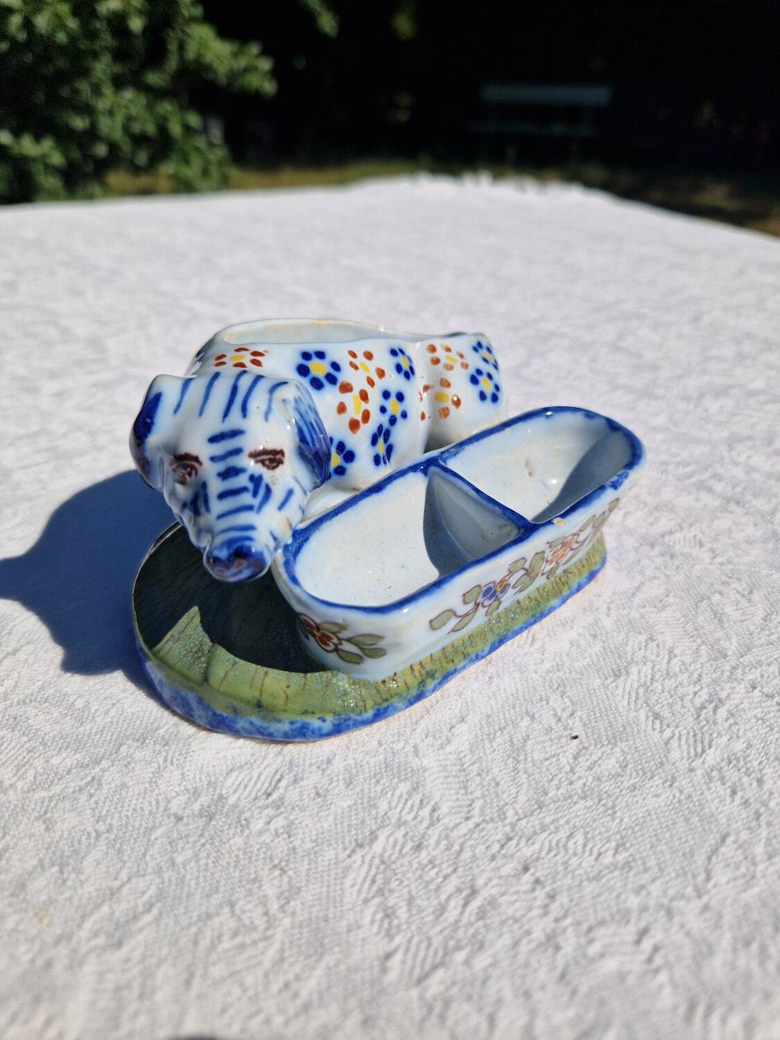 Antique 19th Century Pig-Shaped Salt and Pepper Shaker