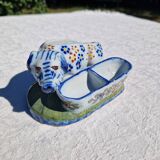 Antique 19th Century Pig-Shaped Salt and Pepper Shaker