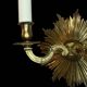 Paire d’appliques soleil