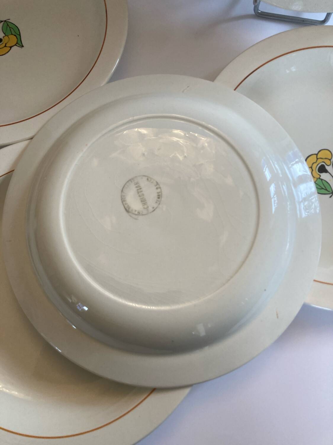 Lot 11 assiettes salins terre de fer