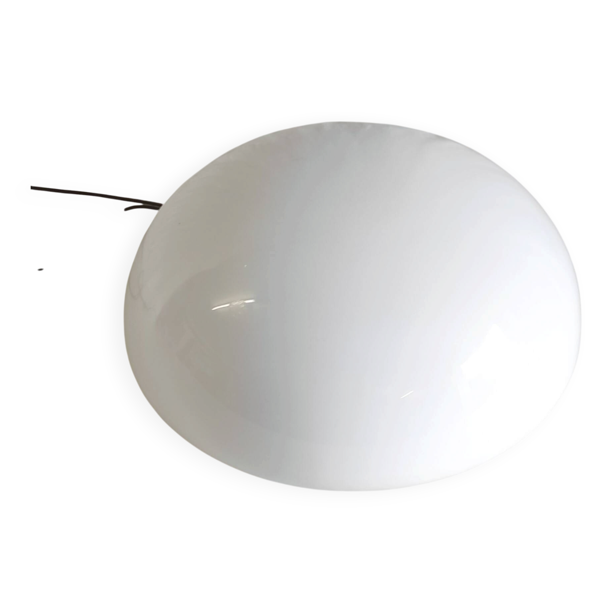 Ceiling light or opaline globe wall light 25 cm - mid 20th century