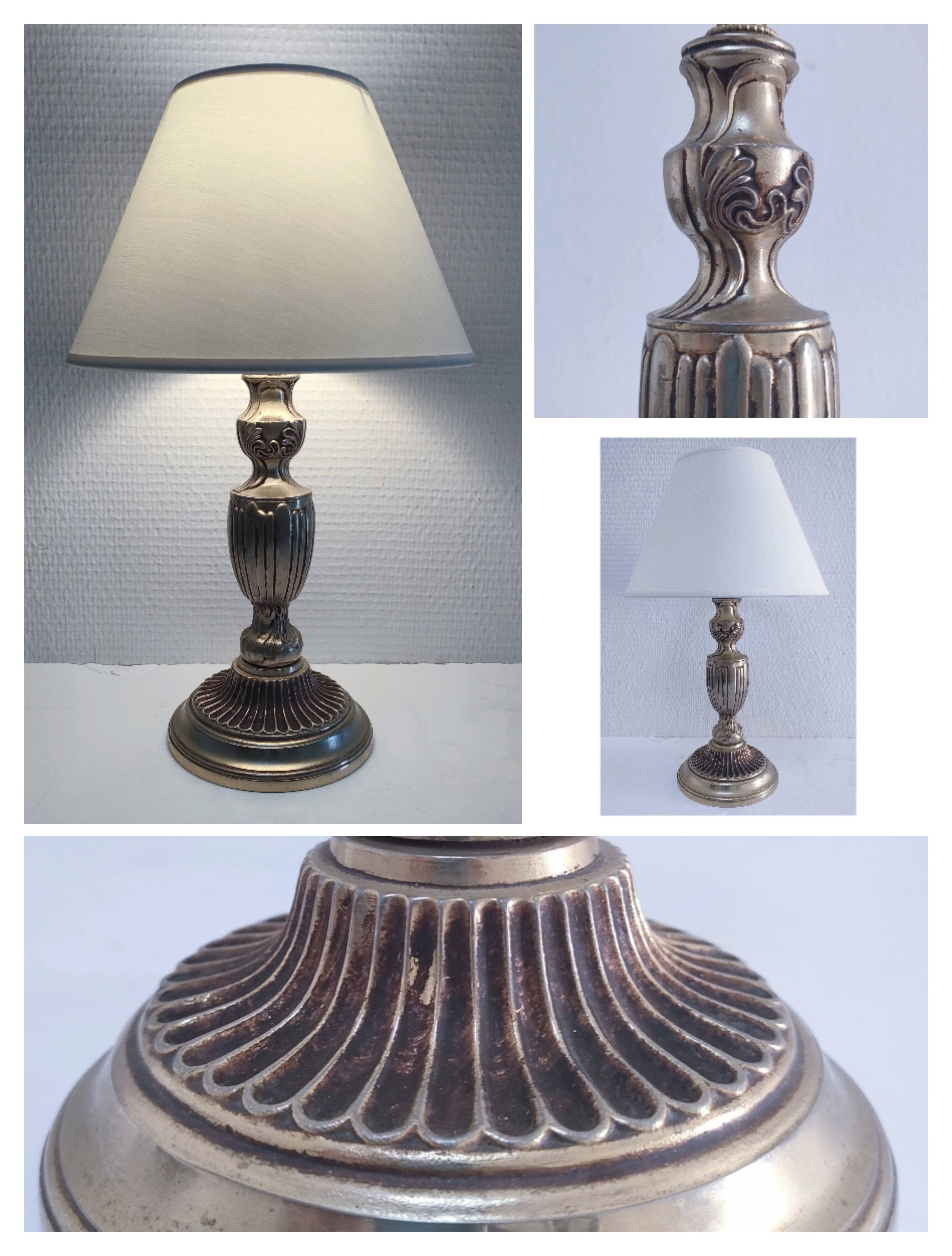 Neo classic gold metal lamp base