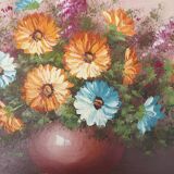 Tableau, nature morte "bouquet"