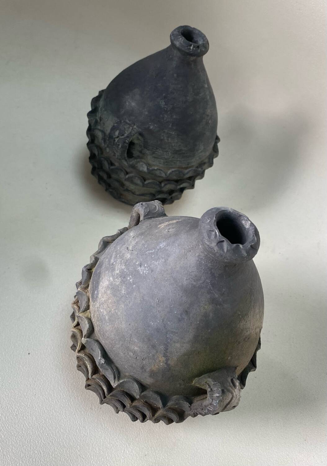 Pair of terracotta vases