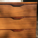 Teak and laminate chest of drawers - Europa Furniture edition from the 1970s