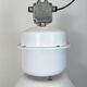 Large White Enamel Industrial Factory Lamp from Elektrosvit, 1990s