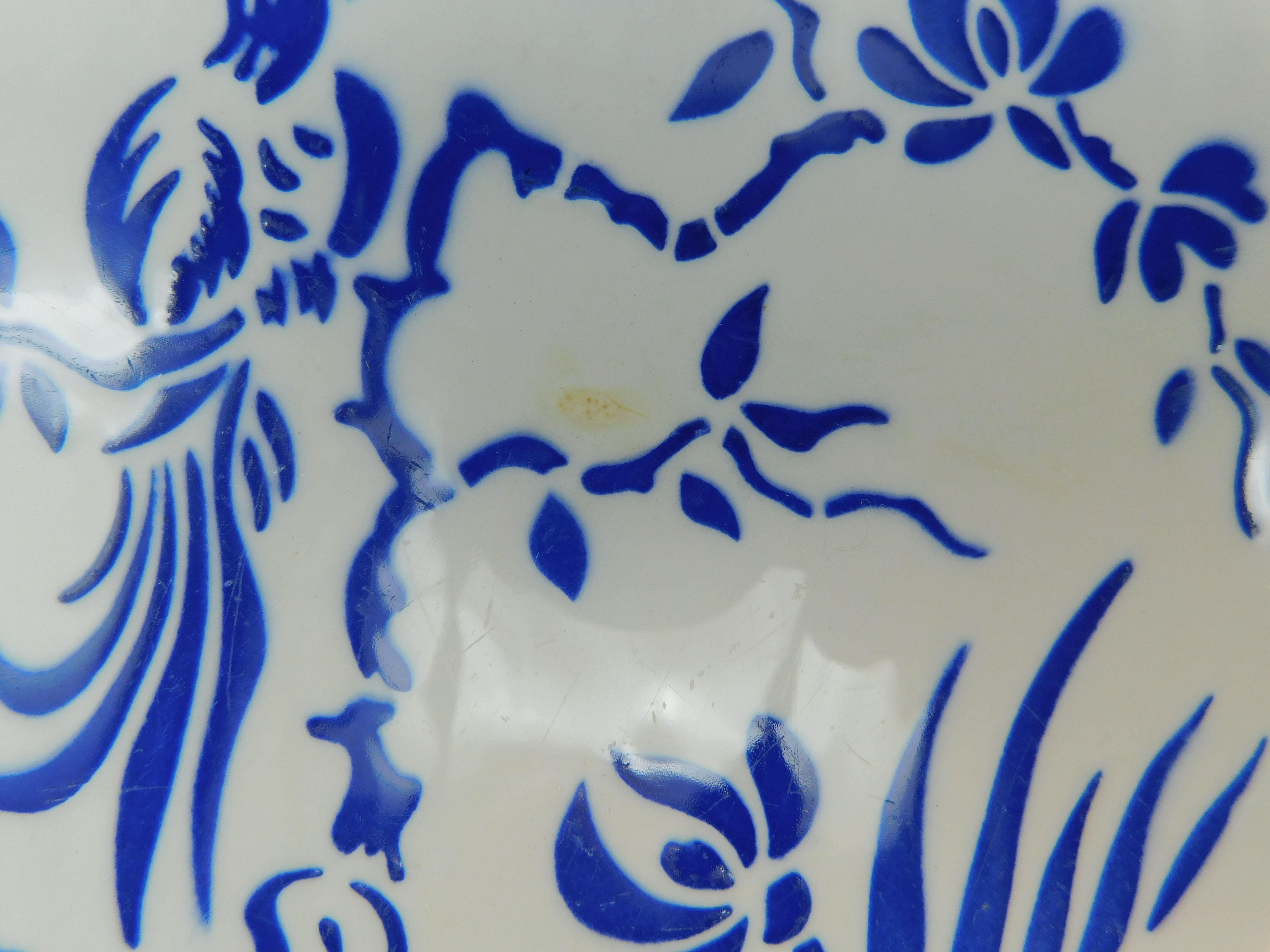 5 flat plates Digoin Sarreguemines - Paradise