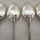 Set of 6 large old boulenger spoons