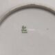 Set of 7 dessert plates in porcelain, butterfly pattern and wheat sheaves.
