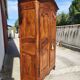 Louis xv cabinet in walnut gendarme’s hat