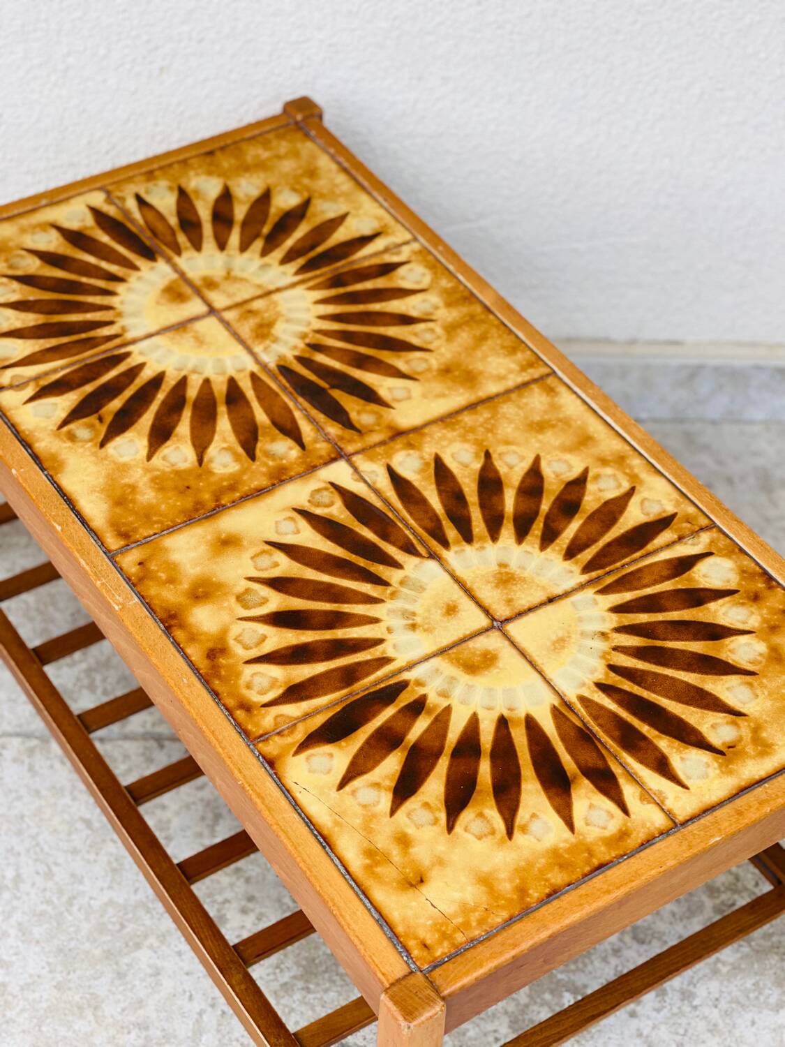 Vintage teak coffee table from the 1960s.
