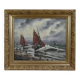 Tableau "Fishing Memory" signed L. Henry – late 19th century