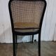 Wooden and cane chair