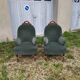 Paire de fauteuils Napoléon III XIXe acajou