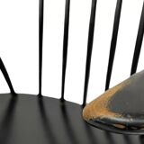 Fauteuil à bascule vintage Illum Wikkelso design danois
