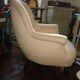Chair Toad in cloth turned wooden legs