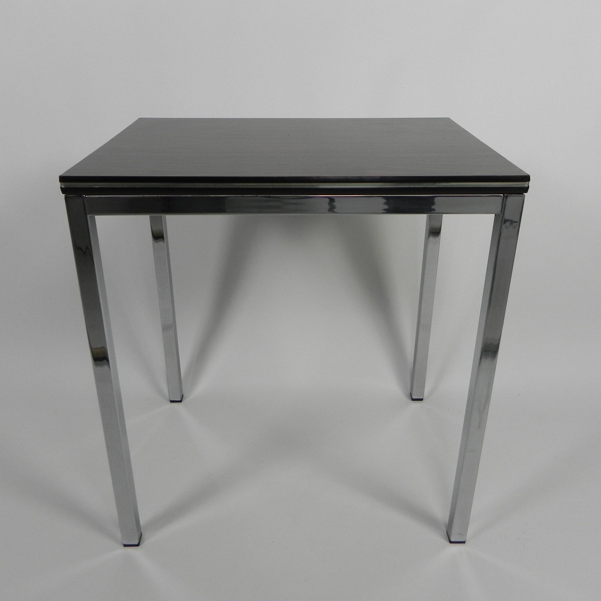 Table basse en formica et métal chromé, 1960s