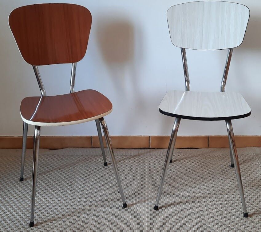 Lot de chaises formica