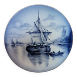 Plat décors marin