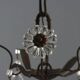 Antique metal and sheet chandelier, Italy, 20th century