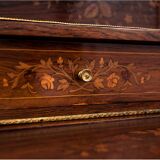 Inlayed desk, Napoleon III, France, circa 1870. Antique.