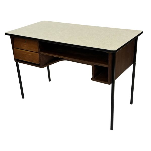 Bureau Mid-Century design Marko Galvanitas Pays-Bas bureau d'enseignant 1960