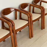 4 chairs Rainer Daumillier 1970