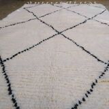 CARPET BENI OUARAIN 100% VIRGIN WOOL MAKES A NEW HAND